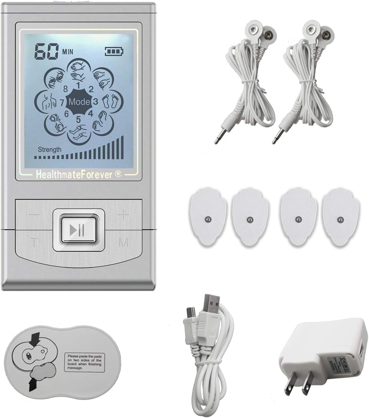 HealthmateForever NK8ML TENS Unit and Accessories
