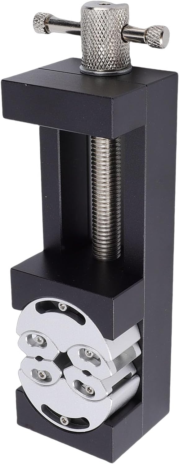 ASHATA Mini Table Vice, Mini Bench Clamp, Small Work Clamp for Repair Tool for Drill Press Bench Heavy Duty Self Adjusting Aluminum Alloy, for DIY Projects and Multifunctional Use