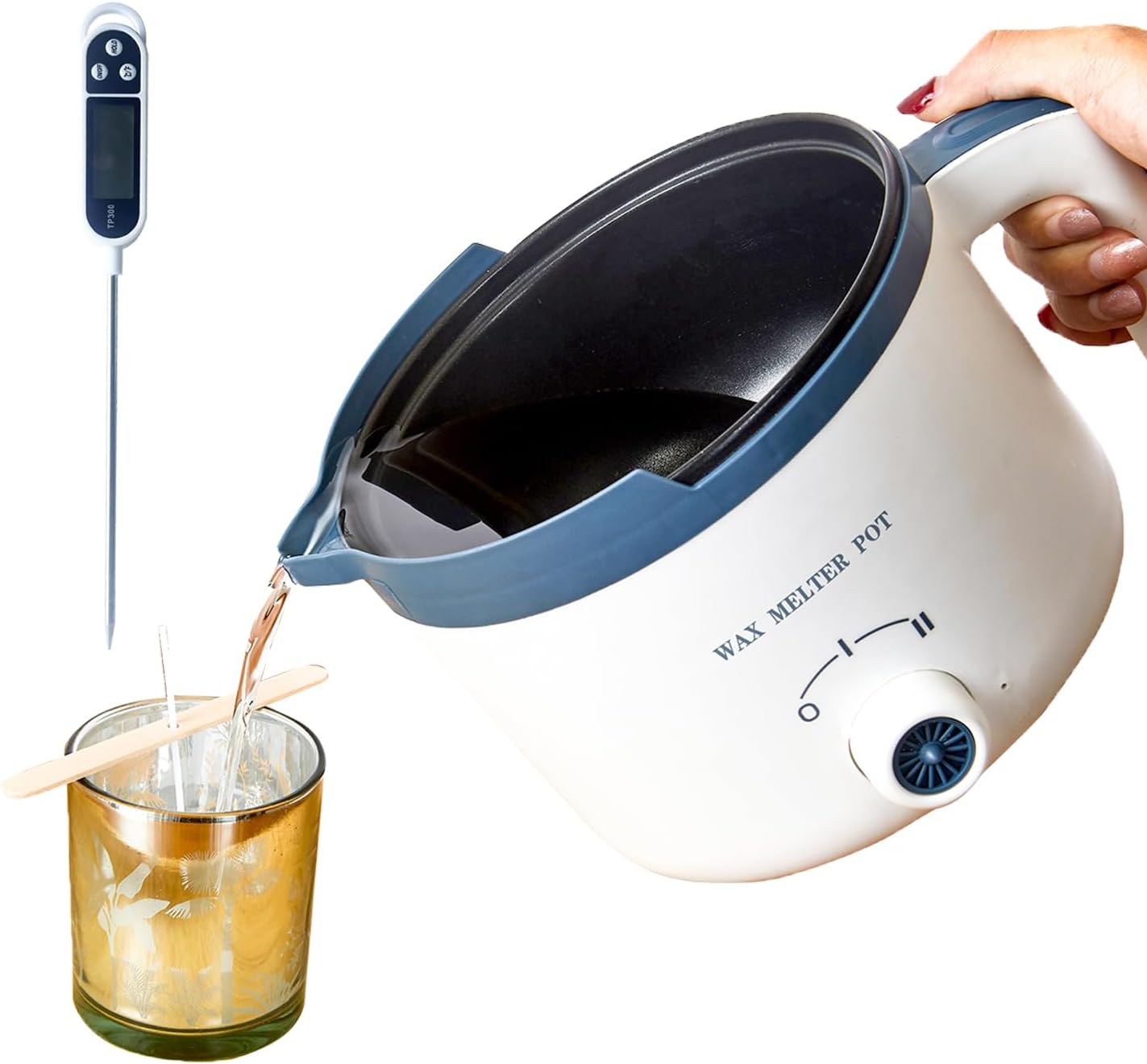 Ksedcon Wax Melter for Candle Making with Thermometer