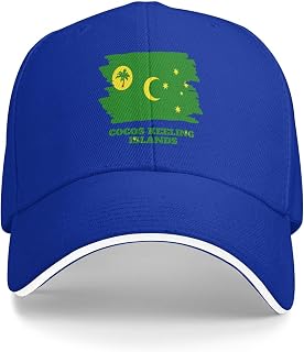 Baseball Cap for Men Women Vintage Cocos Keeling Islands Flag