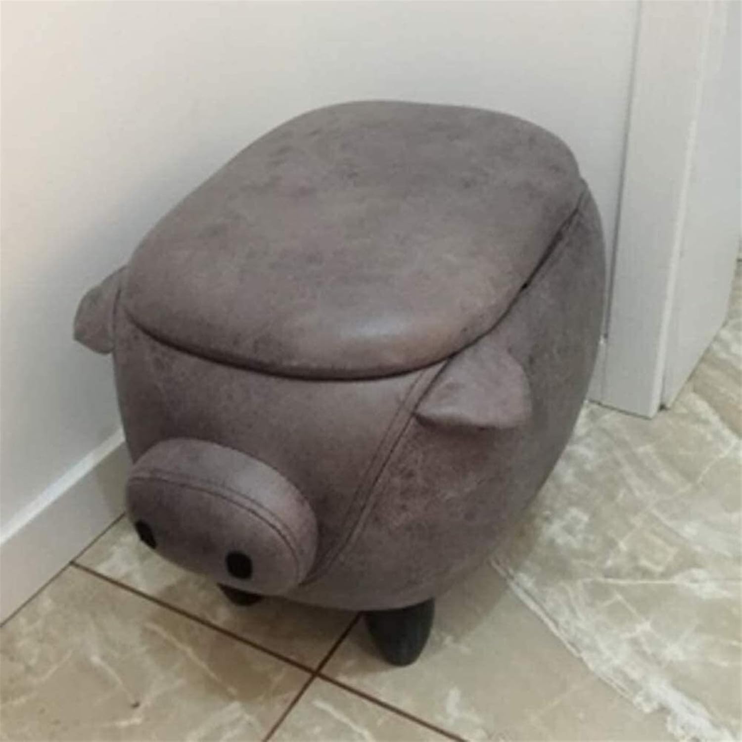 Footstools, Ottoman Animals Pig Storage Stool For Children Ottoman Creative Storage