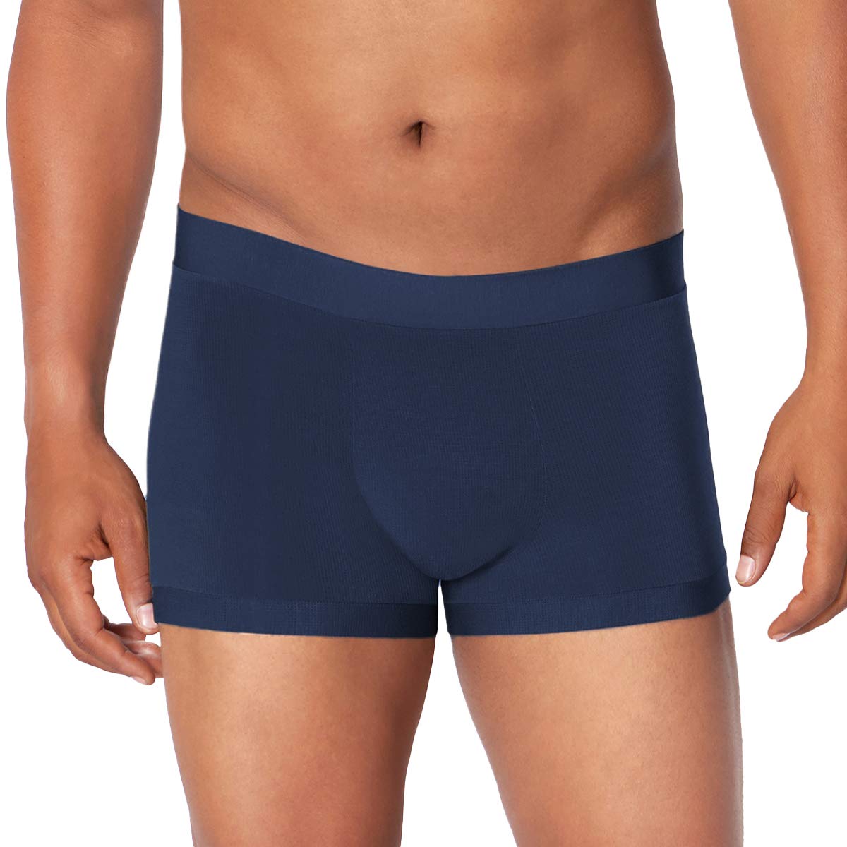 sloggi for men Men's GO Allround Hipster 2P Boxer Shorts, BLUE BLACK, One