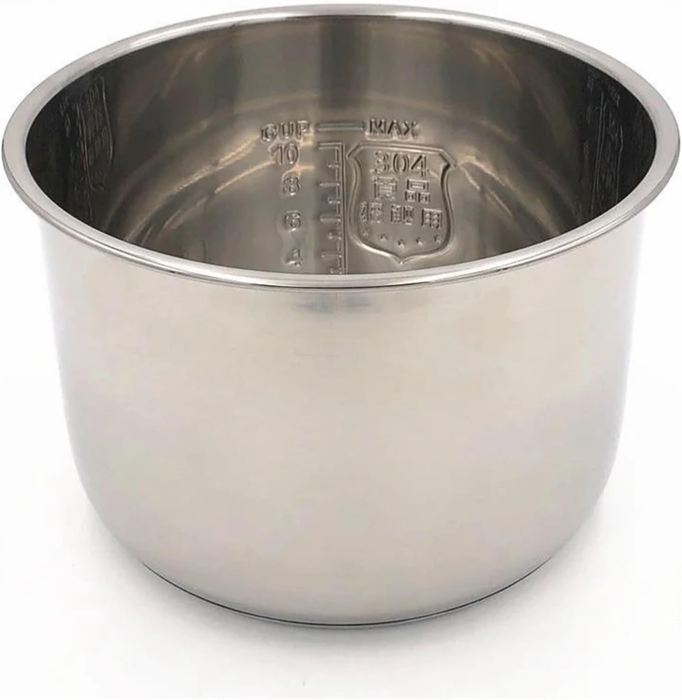 304 Stainless Steel Rice Cooker Inner Pot，Compatible For COSORI，Electric Pressure Cooker 6 Quarts Replacement Inner Pot.