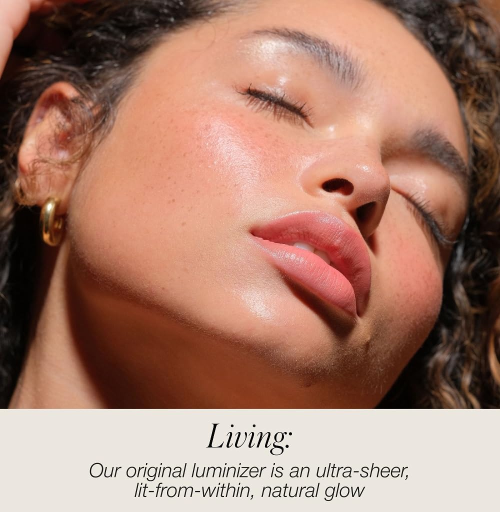 RMS Beauty Luminizer Highlighter Creamy Light Reflective Organic Face Makeup Palette for Dewy, Glowing & Nourished Skin Living 0.17 Ounce, 0.17 Ounce (Pack of 1) Living 0.17 Ounce (Pack of 1) image 5 of 9 B01IPUINFU