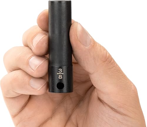 Vista 207 de TEKTON 3/8 pulgadas de accionamiento x 3/4 pulgadas de profundidad 12 puntos de impacto SID13219 Profundo