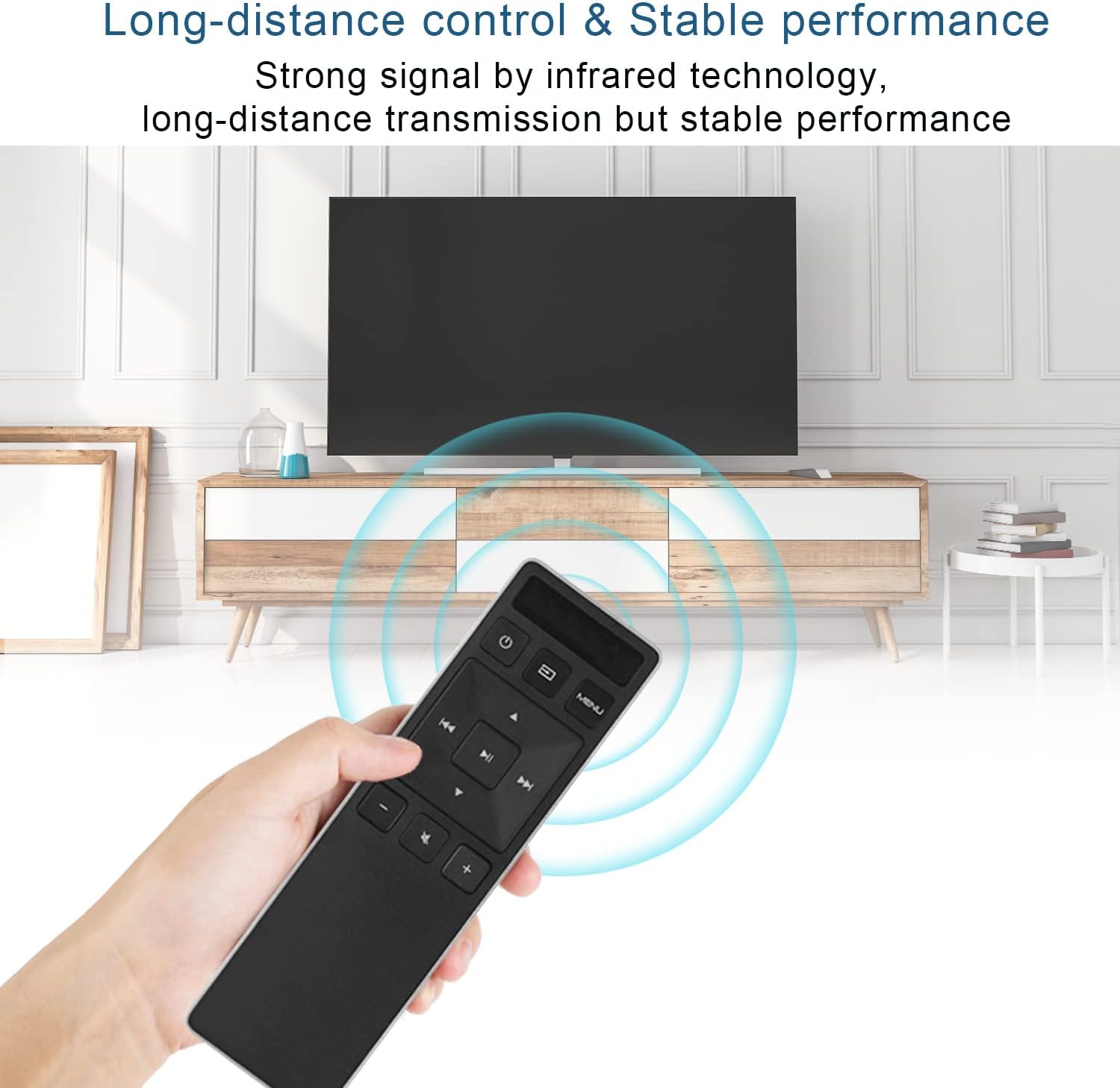 CHUNGHOP Original Remote Control XRS551D Compatible with VIZIO SmartCast Soundbar Remote Controller XRS551-D SB3851-D0 SB4551-D5 SB3820-C6 SB4451-C0 SB4051-D5 SB3651-E6 XRS530-E3 with Screen