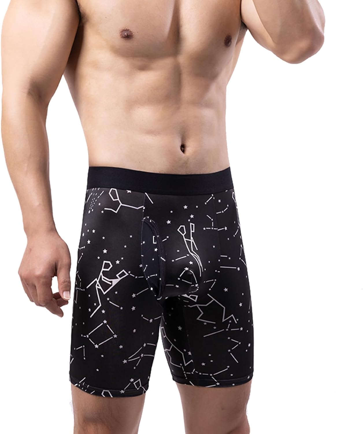 Evankin Mens Valentines Boxer Briefs, Funny Novelty Underwear, Long Leg Breathable Trunks Lingerie Underpants Shorts - Image 3