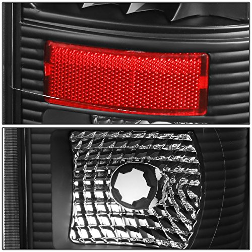 Image of Auto Dynasty Tail Light Compatible with 2008-2016 Ford F250 F350 F450 F550 Super Duty, Driver and passenger side LED Brake Lamps, Black Housing Clear Lens