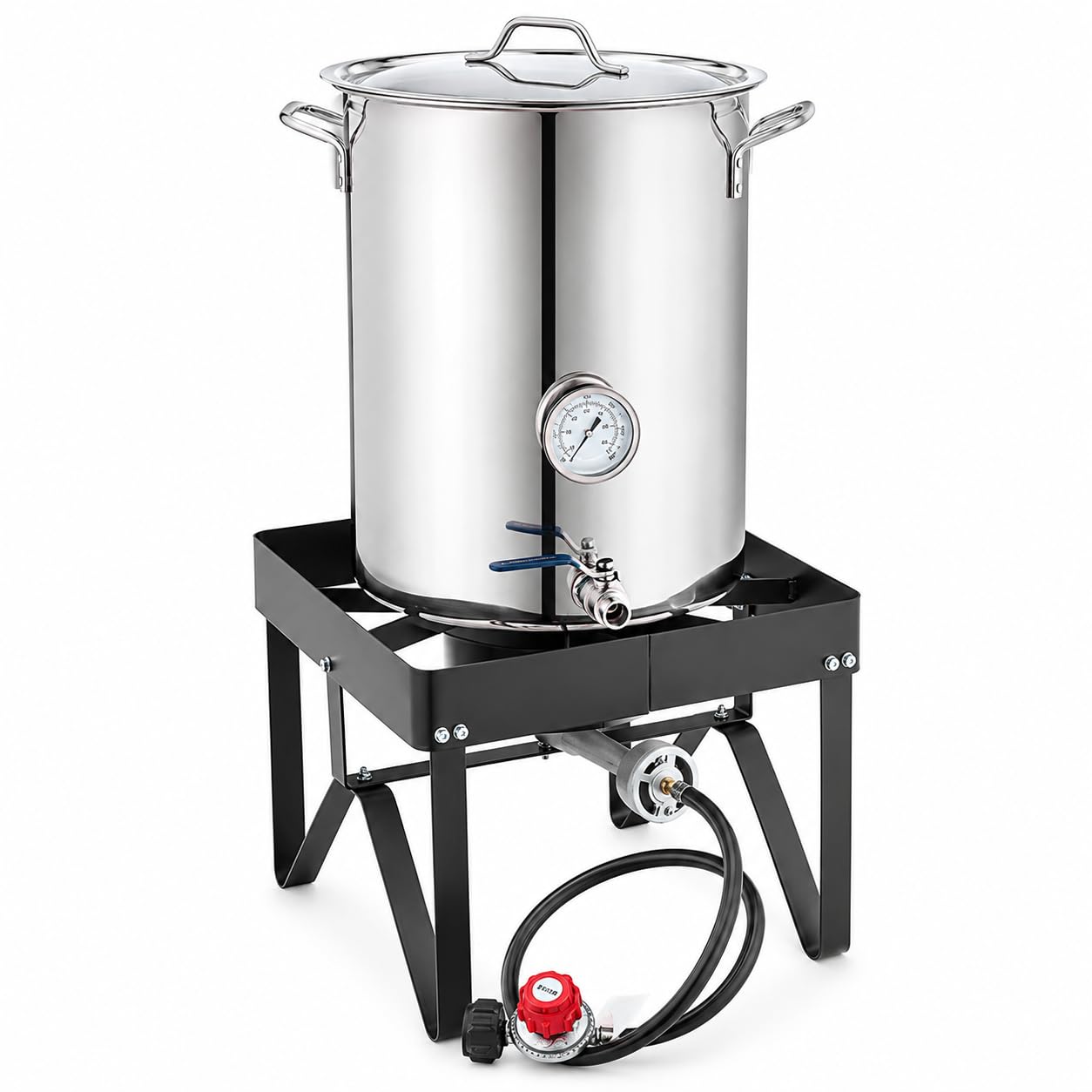 Brewing Kit by Glownary – 16 Inches X 16 Inches X 19.25 Inches, Stainless Steel, Model Bpbrewkit-40