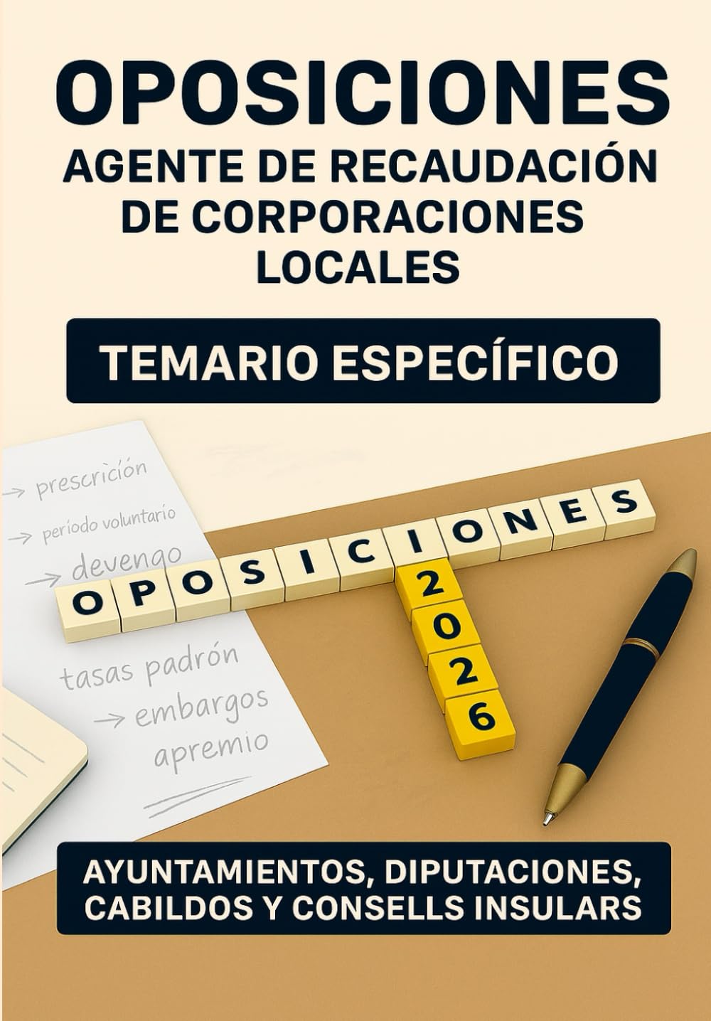 Oposiciones Agente de recaudación de corporaciones locales Temario Específico