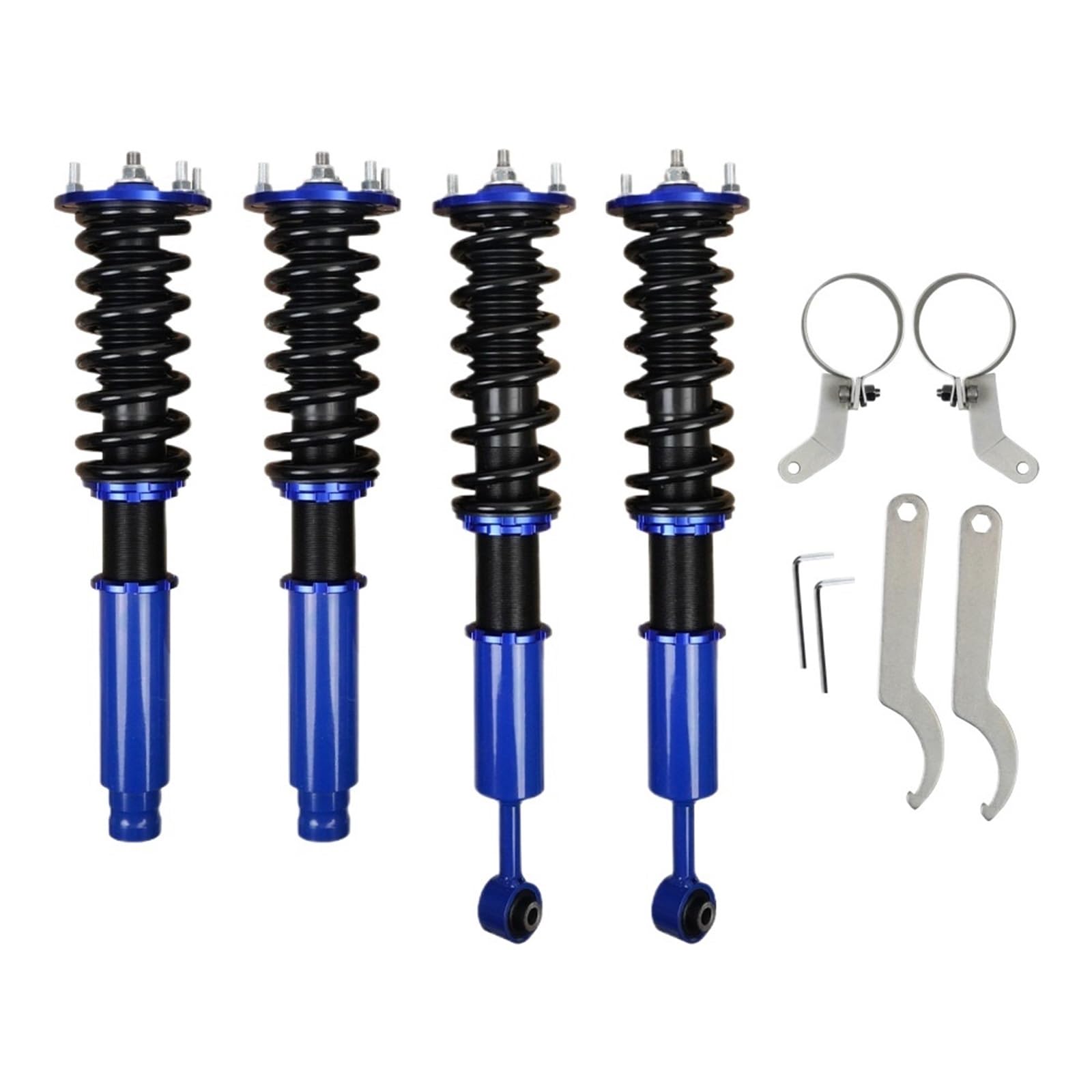 Amortyzatory samochodowe Pasuje do Honda Accord Acura TSX Wysokość sprężyna amortyzatora rozpórki obniżenie regulowane zawieszenie Coilovers(Blue)