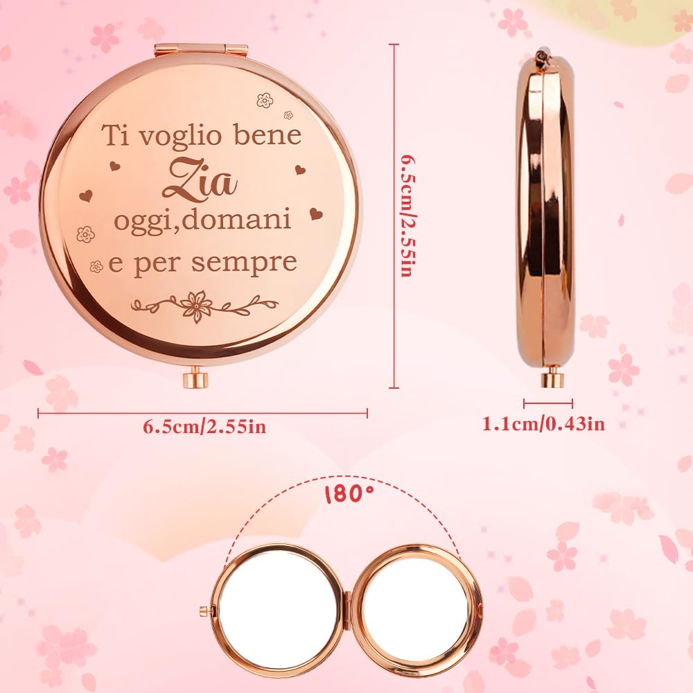 Specchio per Trucco Ingranditore Regalo Zia Compleanno