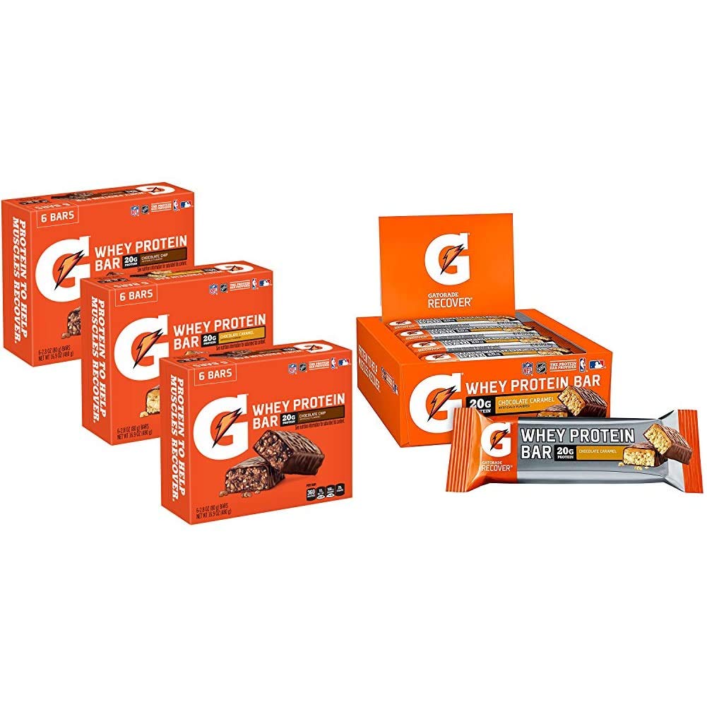 Gatorade Whey Protein Bars Variety Pack (30 Count)