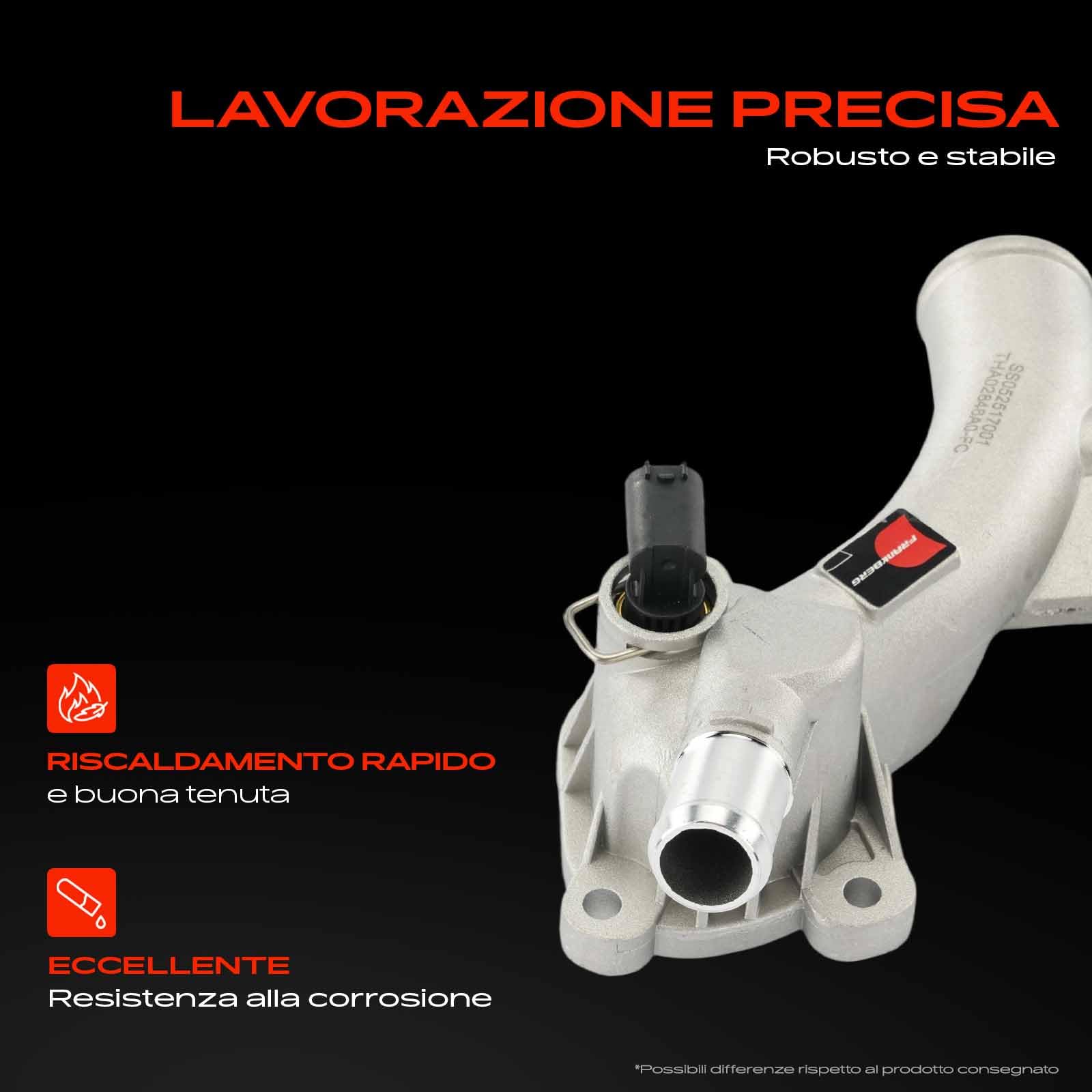 Frankberg Tubo di distribuzione del riscaldamento Uscita tubo Benzina Compatibile con Mokka/Mokka X J13 1.4L Zafira Tourer C P12 1.4L Meriva B MPV S10 1.4L Adam M13 1.4L Astra J GTC 1.4L 902-846