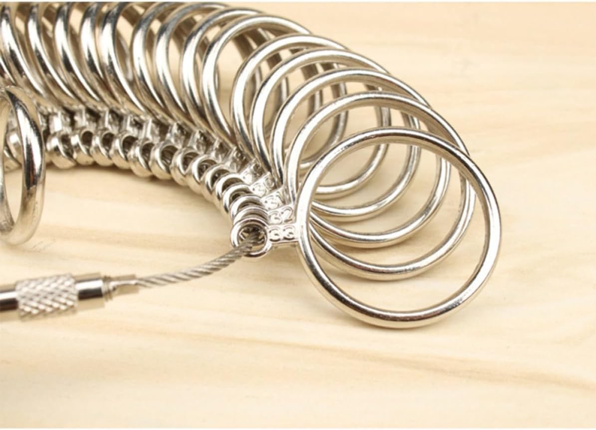 Finger Ring Sizer Gauge for Wide Rings US Size 1-13
