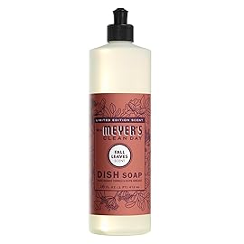 Mrs. MEYER\'S CLEAN DAY Liquid Dish Soap 3 Pack Variety, Acorn Spice, Apple Cider, Fall Leaves, 16 OZ Each, 1 CT