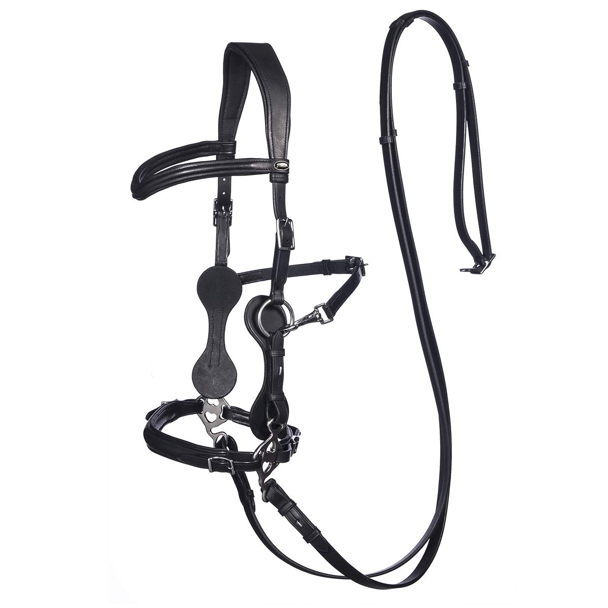 F.r.a. hackamore Bocado Calli – Negro – Talla caballo