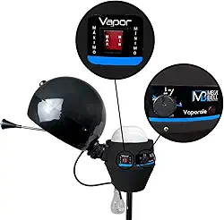 Vaporizador para Hidratação Capilar Profunda e Vaporização Facial Profissional Preto