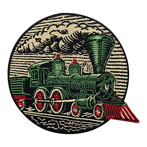 Eisenbahn-Aufnäher – 5 X 3,7 Cm, Bügelbild Oder Applique Für Kleidung