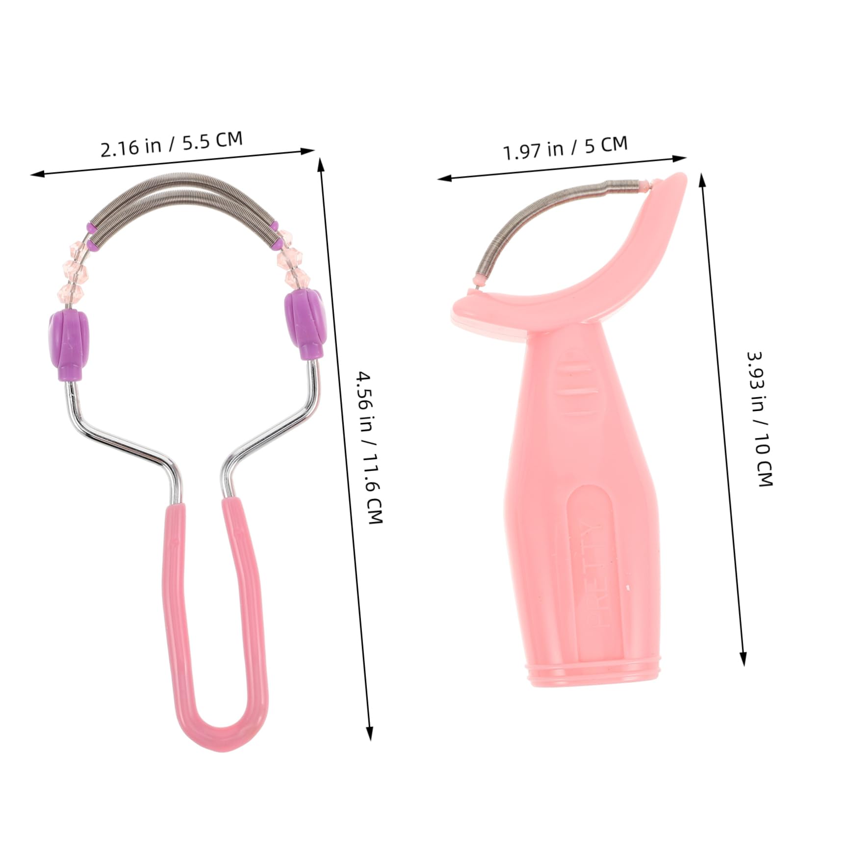 Beatifufu Facial Hair Remover for Women Manual Spring Device Hair Removal Tool Face Threading Facial Epilator