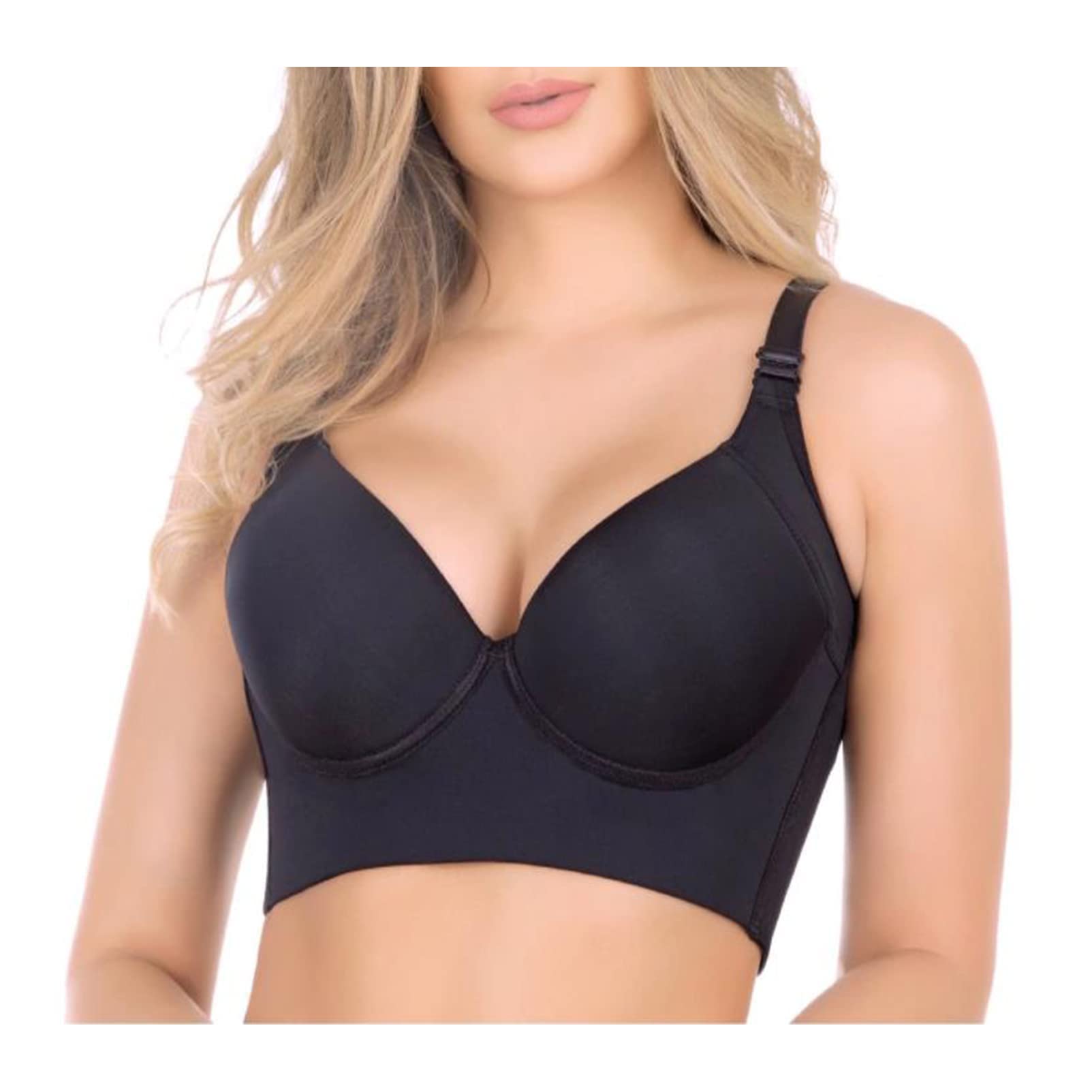 Soutien-gorge deep cup bra pour effacer les imperfections du dos 80CDE