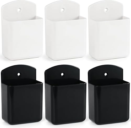 Soporte de pared para control remoto, 6 unidades, soporte para control remoto de TV, soporte para controlador autoadhesivo, soporte para bolígrafo
