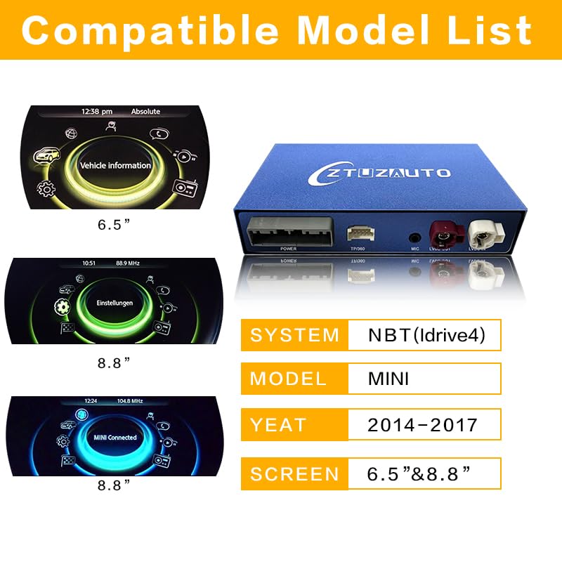Decodificador inalámbrico Carplay para BMW Mini 2014-2017 miniatura 2