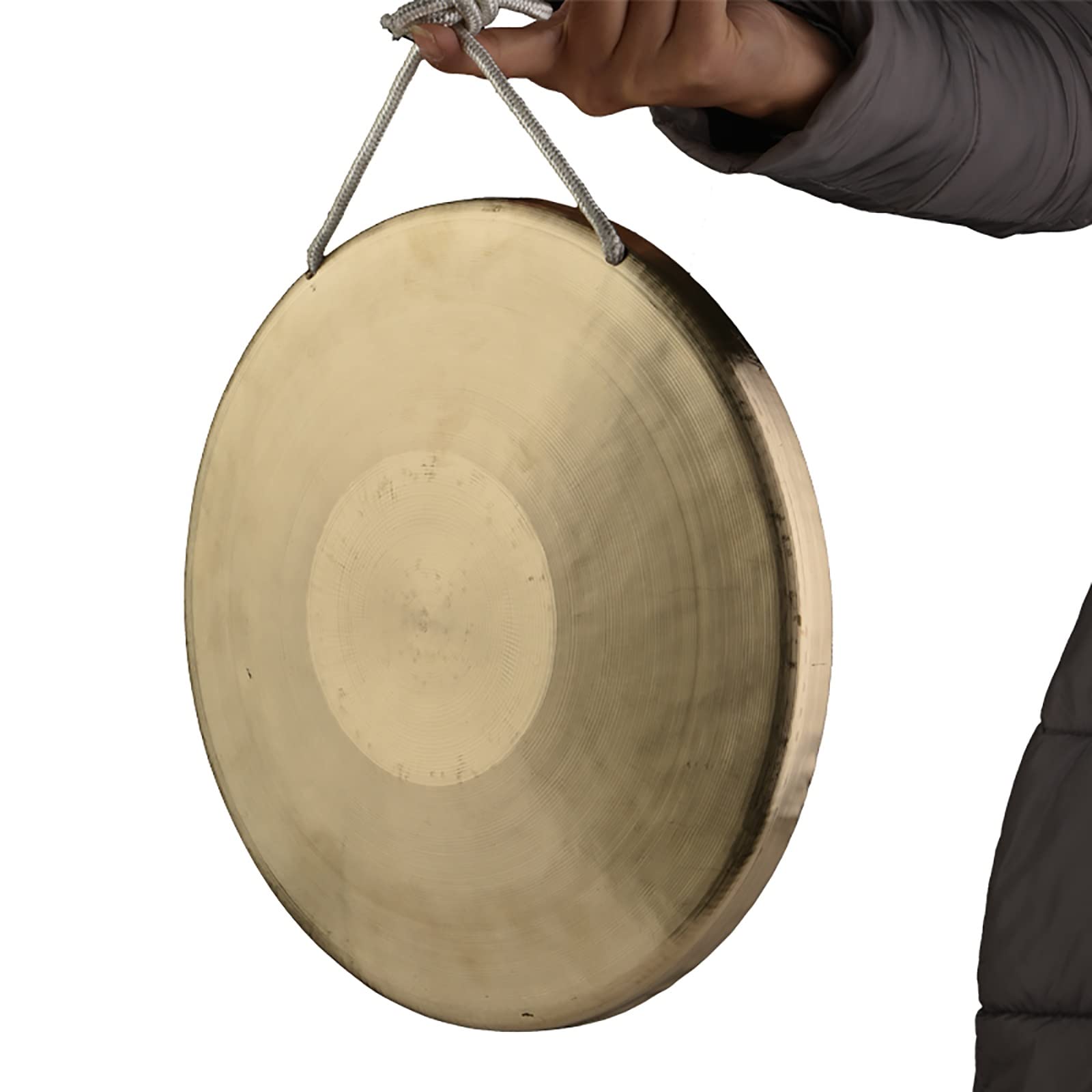 instrumento de percusión chino gong de bronce, Gong artesanal tradicional, gong de cobre hecho a mano, gongs chinos(12inch)