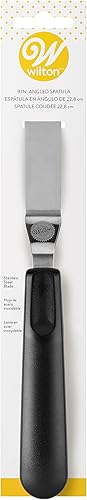 Miniatura 7 de espátula para glaseado en ángulo Wilton 409 7716 9 pulgadas Negro