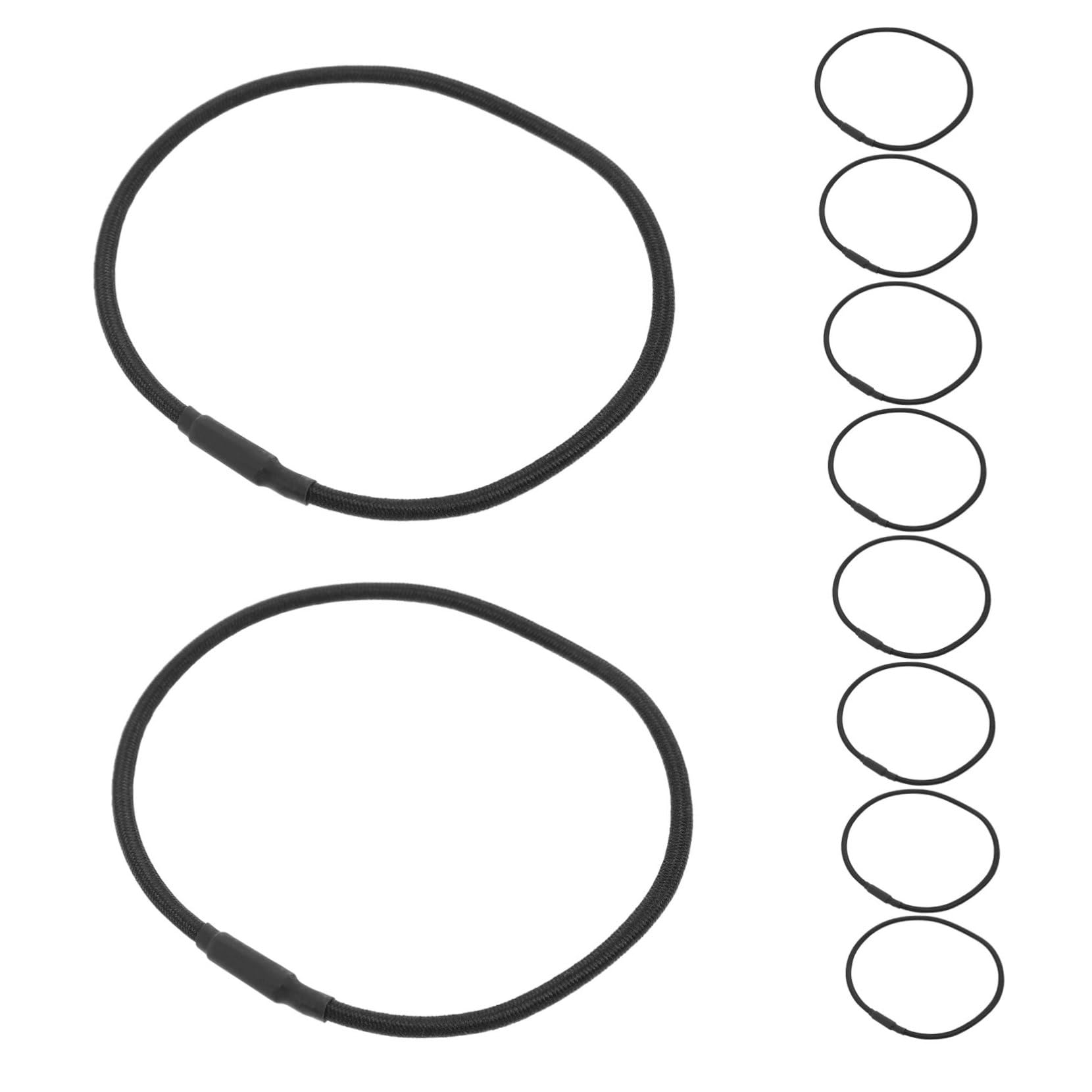 Alipis 10pcs Rubber Microphone Shock Mount Bands Noise Reduction Vibration Design Compatible with Various Mic Holders Elastic Rings for Mic Storage Rack Use