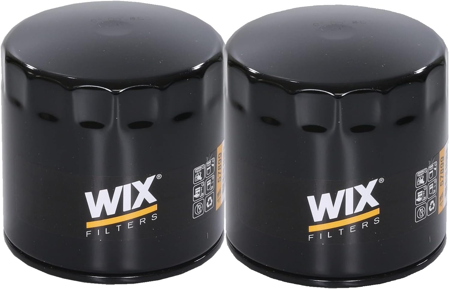 Pair Set Of 2 Engine Motor Oil Filters For Chrysler Dodge Jeep Ram 1500 2500 300 3500 Aspen Avenger Caliber Challenger Charger Commander Dakota Durango Grand Cherokee Journey Magnum Ram Sebring