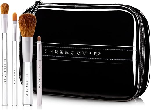 Sheer Cover Studio â‚¬â€œ Ultimate Brush Kit â‚¬â€œ Foundation Brush â‚¬â€œ Lip Brush â‚¬â€œ Concealer Brush â‚¬â€œ Contou...