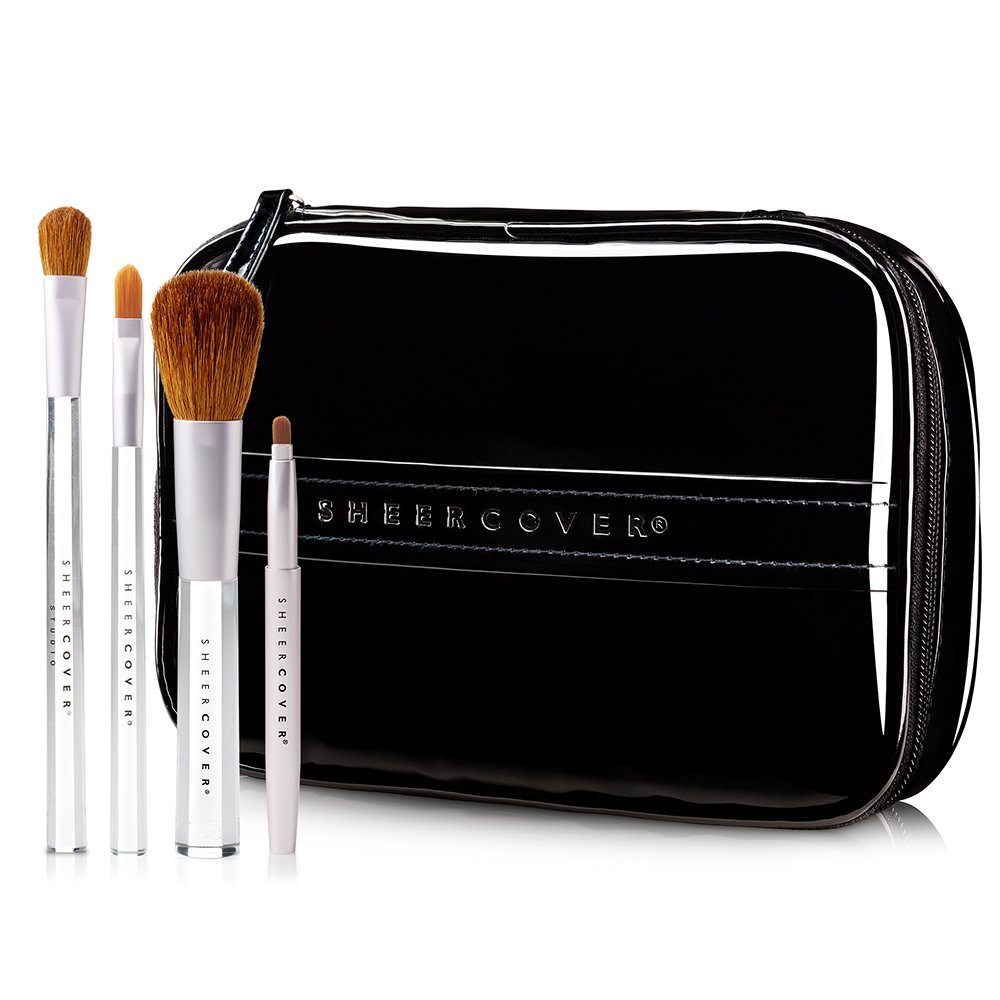 Sheer Cover Studio â‚¬â€œ Ultimate Brush Kit â‚¬â€œ Foundation Brush â‚¬â€œ Lip