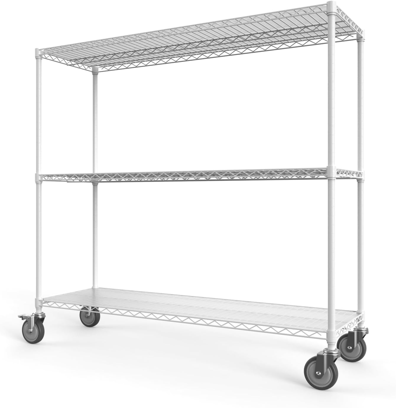 Amazon.com: Metal Shelf Wire Shelving Unit, 3 Tier 3000lbs NSF 18
