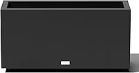 Veradek Block Series Large Long Box Planter - Durable All-Weather Rectangular Plastic for Indoor/Outdoor Plants with Drainage
