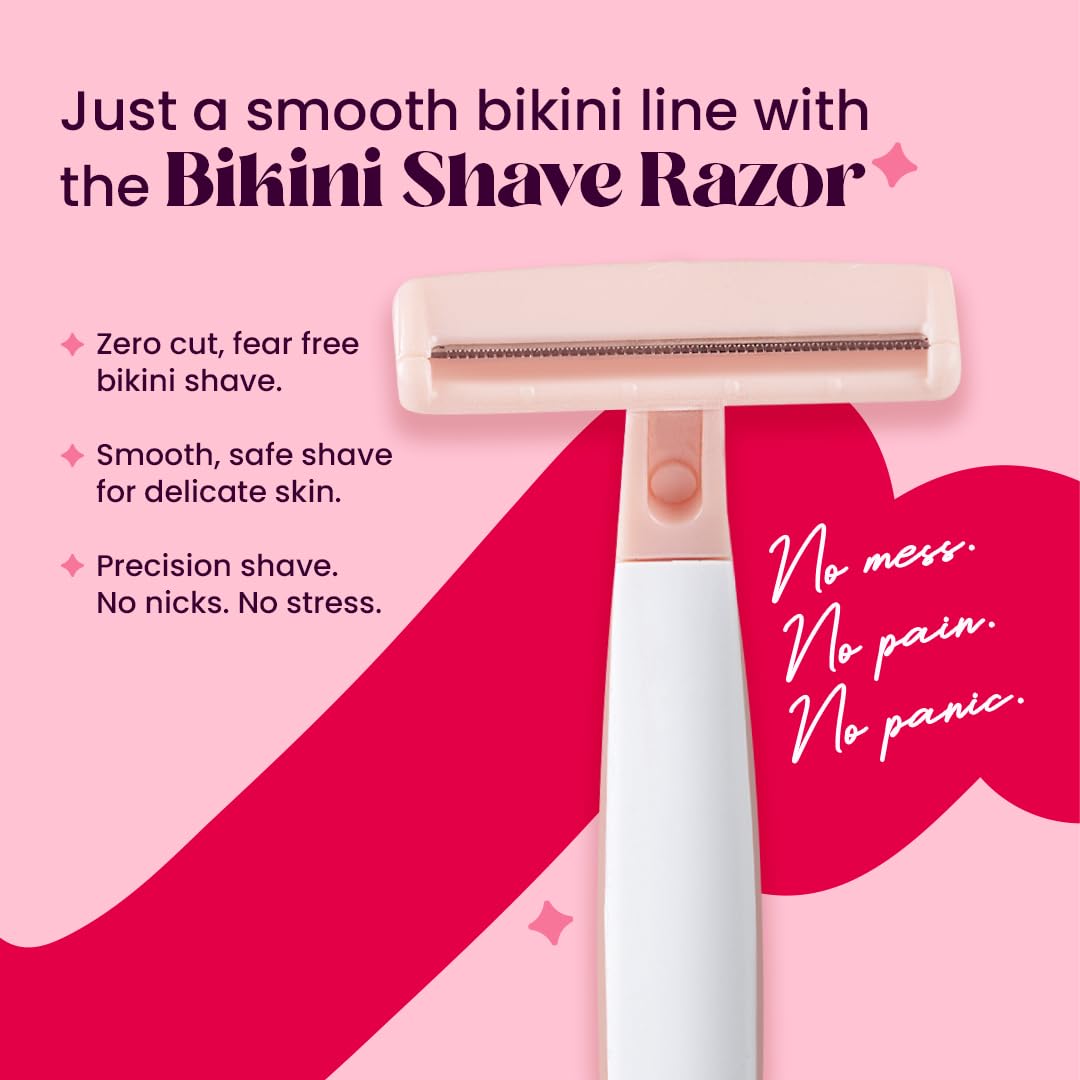 Hyuman® Bikini Razor For Women - 2 Unit | Intimate care | German Nano-Precision Technology Blade | Secure Grip Stainless steel | No Cuts | Safe & Hygienic | For Irritation-Free Shaving of Bikini Line 2