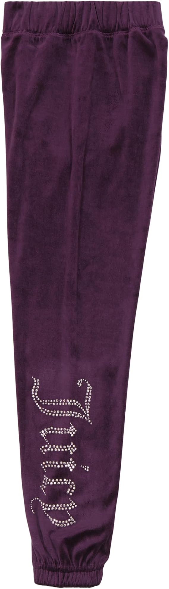 Juicy Couture Girls' Pull-On Plush Velour Jogger, Ribbed Waist & Cuffs