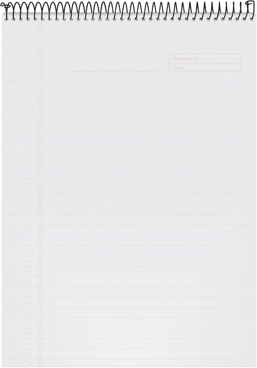 Tops Docket Gold Project Planner, 8-1/2" x 11-3/4", Wire Bound, Project Rule, Poly Cover, 70 Sheets (99710) - White (Pack of 12)