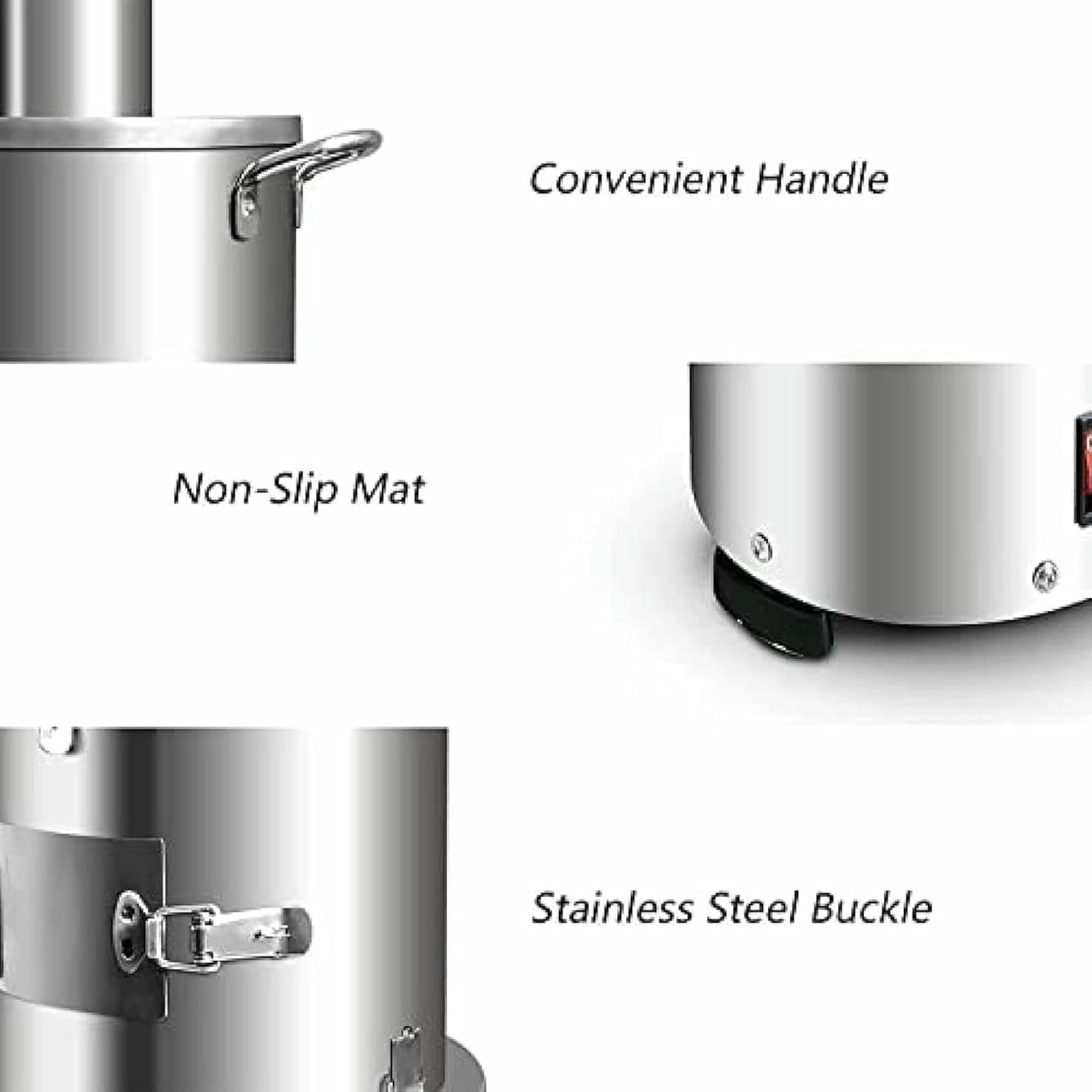 Electric Garlic Peeler 200W Electric Garlic Peeler 30kg/h Garlic Peeling Machine Garlic Separating Machine Household Commercial Stainless Steel Garlic Peeler,Uptodate43