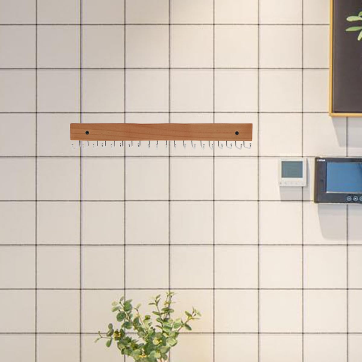 Colgador de Corbatas y Cinturones 2 Unidades de Hierro Soporte Multifuncional Montado en Pared para Armario Dormitorio y Entrada Fácil Instalación