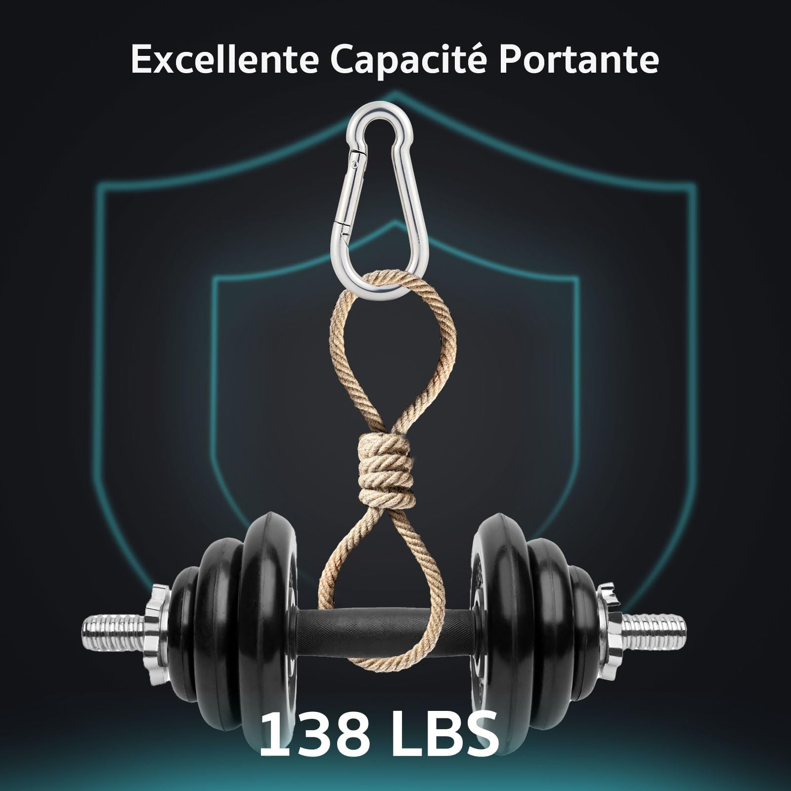 6 portachiavi a moschettone, moschettone con chiusura a scatto, portachiavi, moschettone, moschettone in acciaio inox, per campeggio, pesca, escursionismo o viaggi
