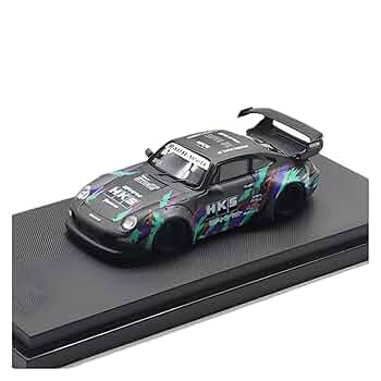 ジュニアライン　ポルシェ Amazon.co.jp: ポルシェ RWB993 HKS 1:64塗装済み合金カーモデル