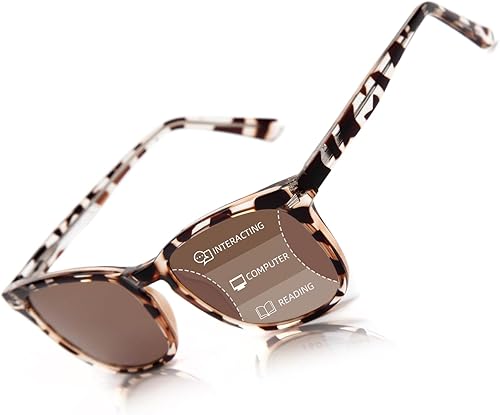 Miniatura 5 de LianSan Gafas de sol de lectura multifocales progresivas, para mujeres y hombres, lentes multifoco con bisagra de resorte UV400 para lectores solares