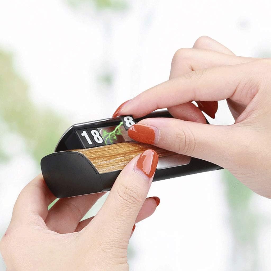 Car Parking Card Luminous Number Plate Stickers Night Light Temporary Park Stop in Car-Styling