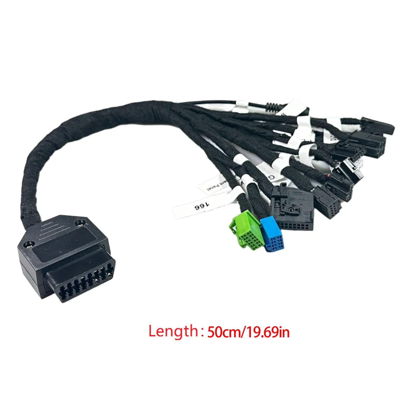 Cable de diagnóstico de vehículo multiusos para sistemas de clúster W164, W212, W221, W166, W246, W218, W204, 15 pruebas funcionales, antiinterferencias, para talleres