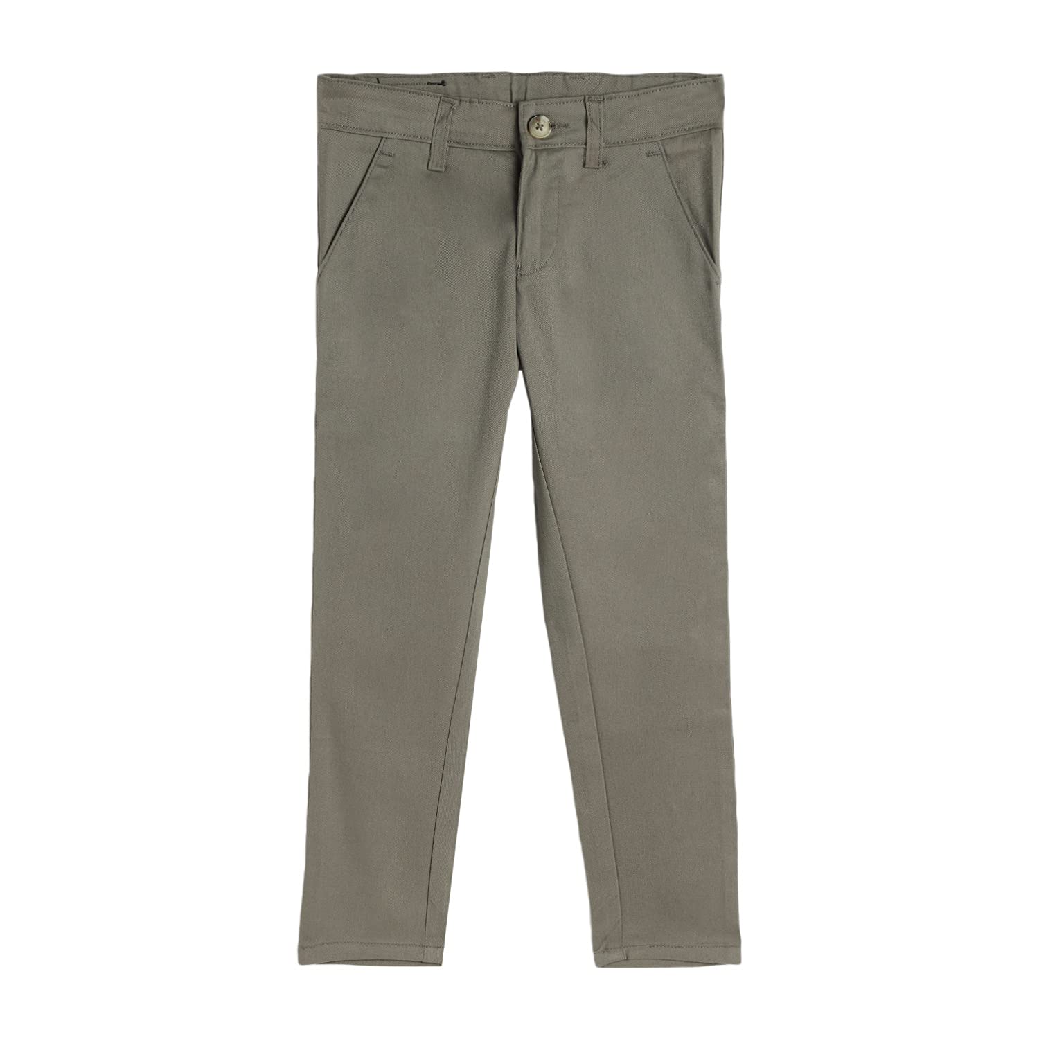 Urbano Juniors Pantalones chinos elásticos de tiro medio para niño