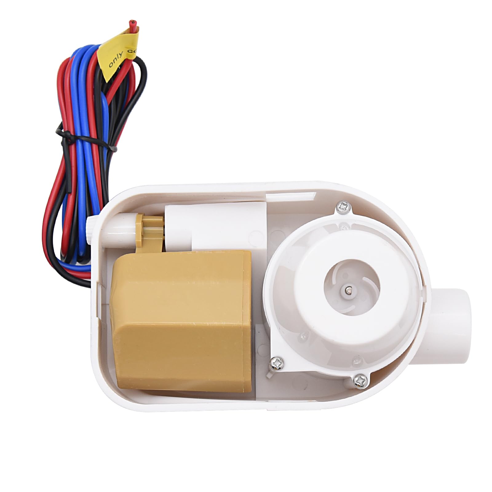 KAOLALI Pompa di sentina automatica 12V 1100 GPH pompa d'acqua per barche, laghetti e piscine con interruttore galleggiante integrato