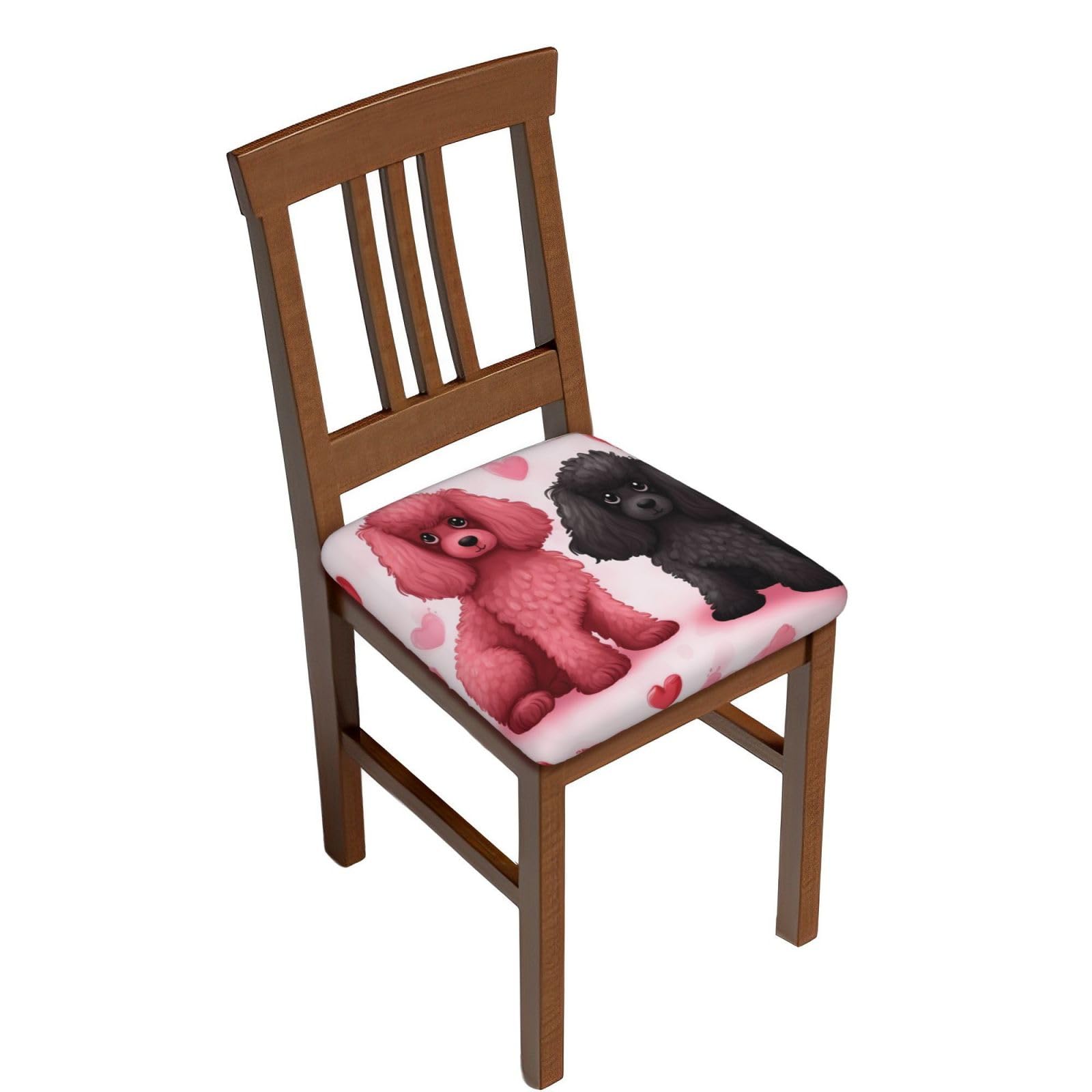 Housses de tabouret de bar lavables et amovibles en velours extensible