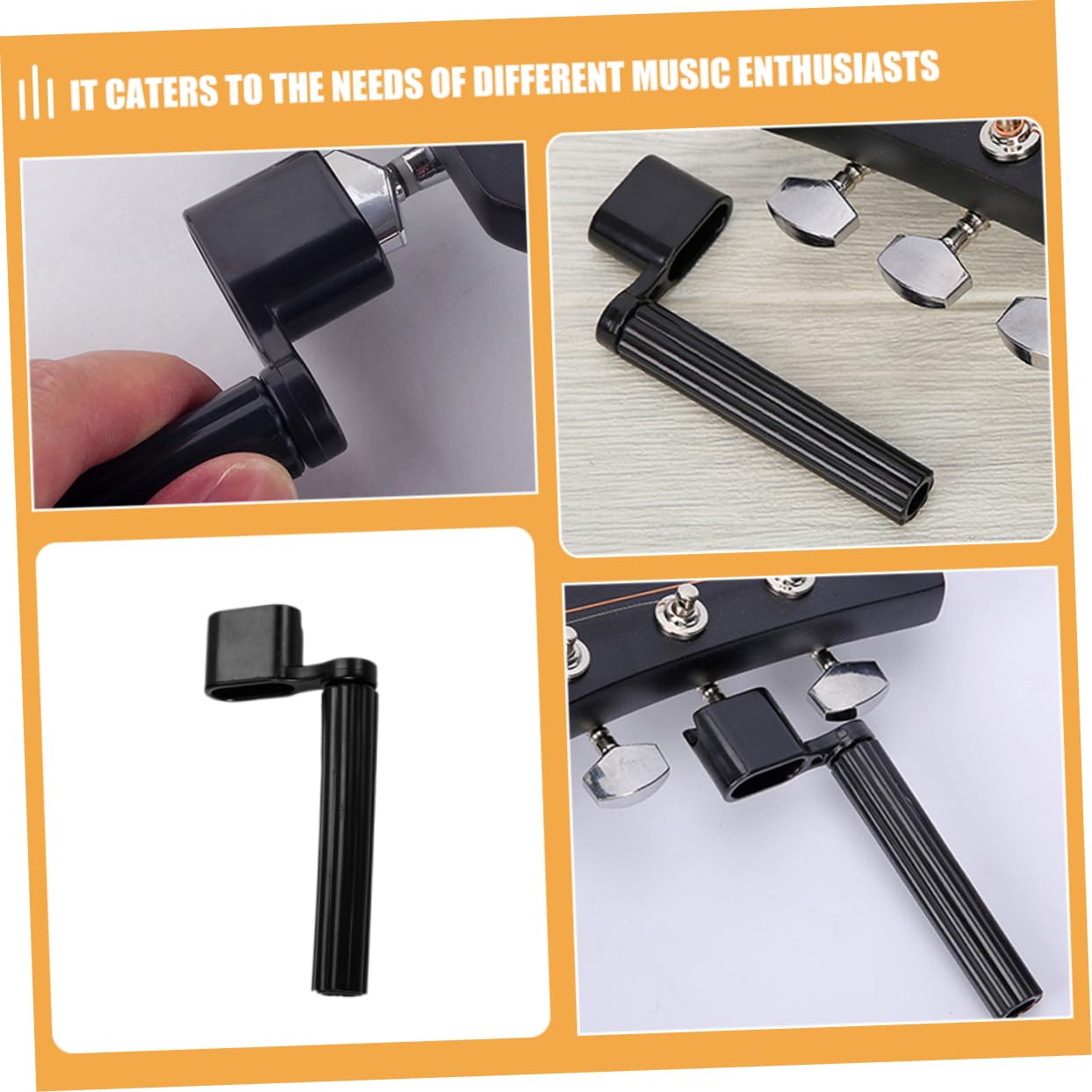 BESTonZON 50pezzi Avvolgicorde Per Chitarra e Ukulele Strumento Per Cambio e La Accessori Per Musicisti e Appassionati