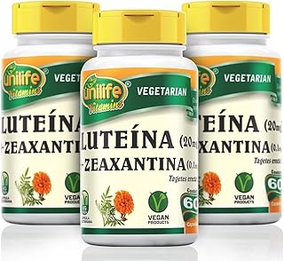 Kit 3 Luteína e Zeaxantina Unilife 60 Cápsulas